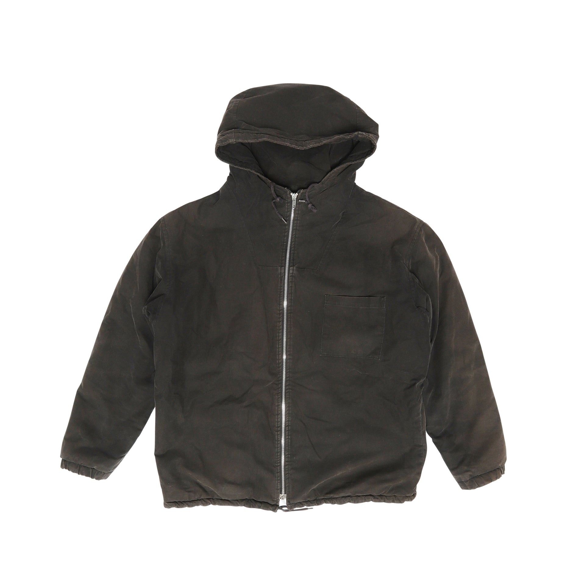 Helmut Lang Vintage Cotton One Pocket Zip Hooded Jacket - Ākaibu Store