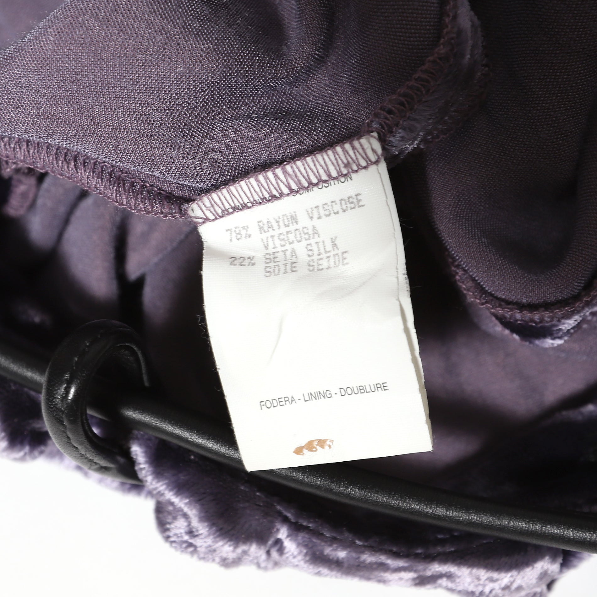 Gucci by Tom Ford AW99 Leather Belted Velvet Skirt - Ākaibu Store