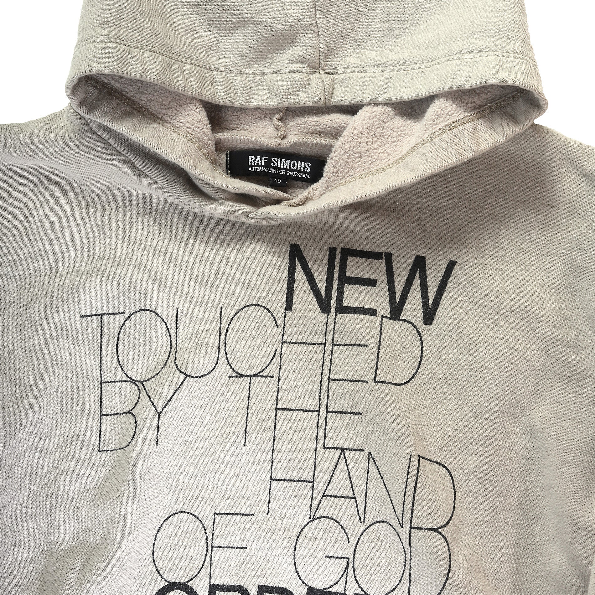 Raf Simons AW03 Closer Peter Saville New Order Hoodie - Ākaibu Store