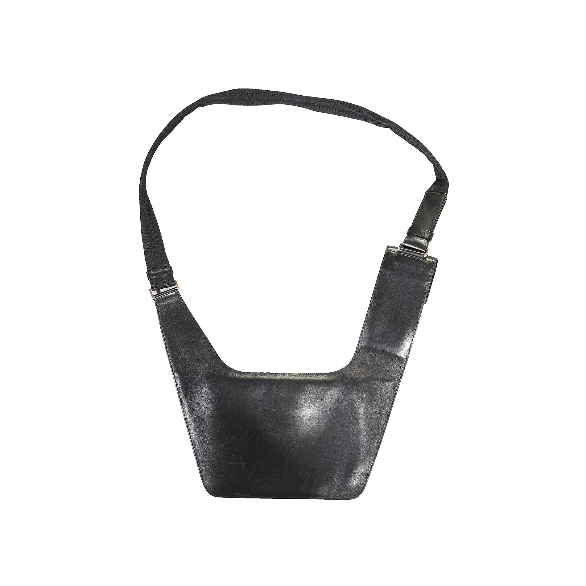 Prada SS99 Black Leather Crossbody Bag - Ākaibu Store