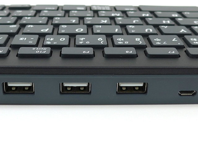 Raspberry Pi公式キーボード(ブラック/グレー) USBハブ付き 日本語配列