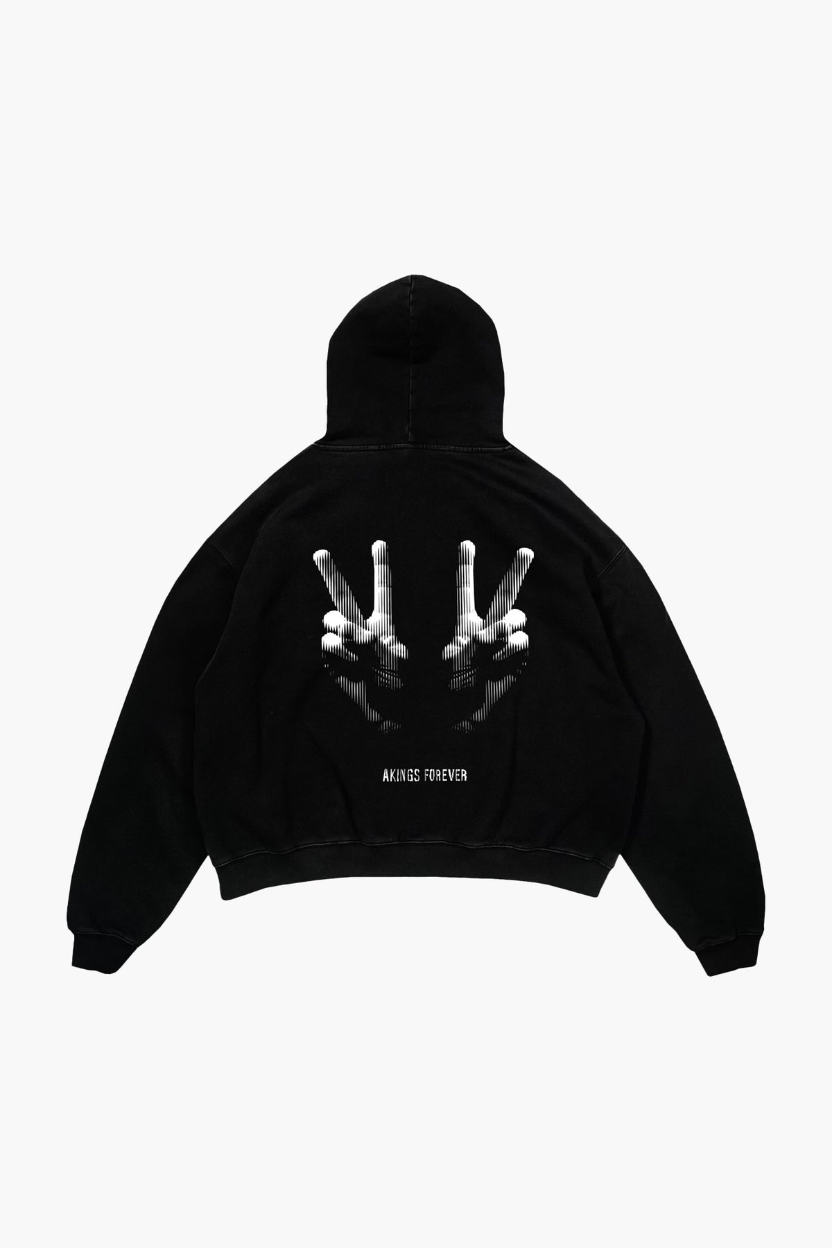 GENUINE MERINO FUR PEACE ZIP HOODIE | AKINGS