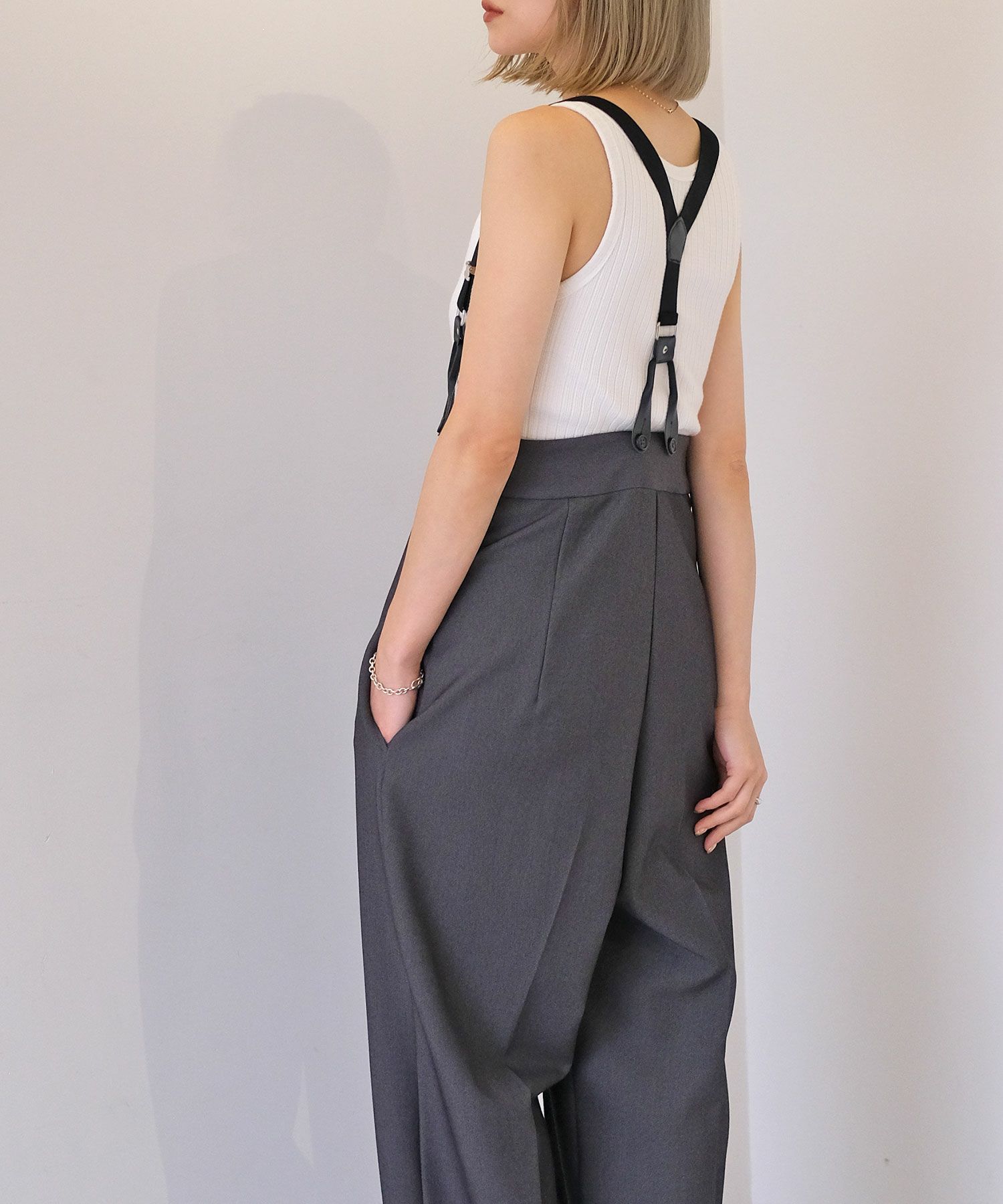 ストラップワイドパンツ | AKTE