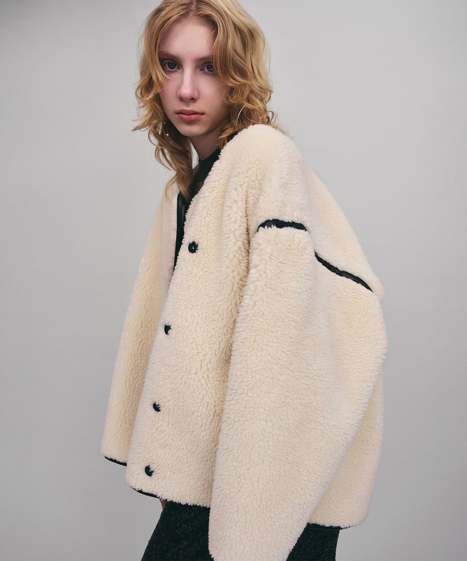 ボアミドルブルゾン | AKTE