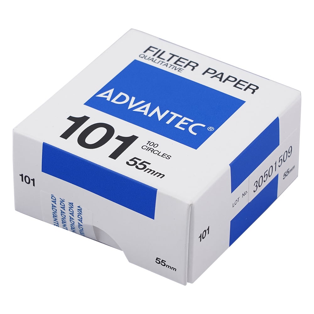 4-905-05 定性濾紙 No.101 100枚入 00101055 【AXEL】 アズワン