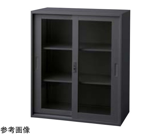 60-6127-48 システム収納SSNシリーズ（アクリル引戸型） W900×D450