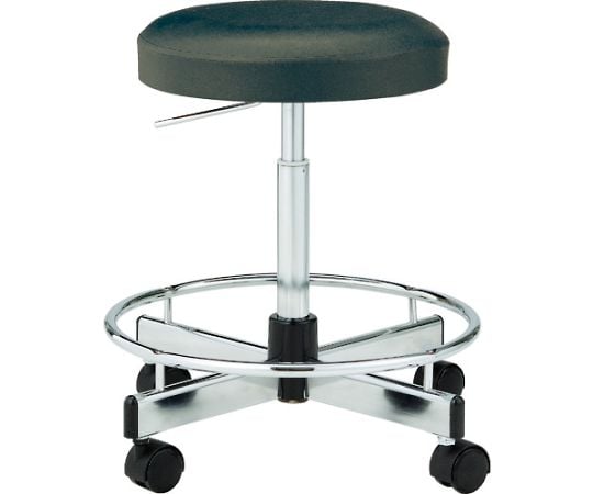 64-8717-14 導電チェア 導電ビニールレザー 黒 TD-E6R-Z-BK 【AXEL