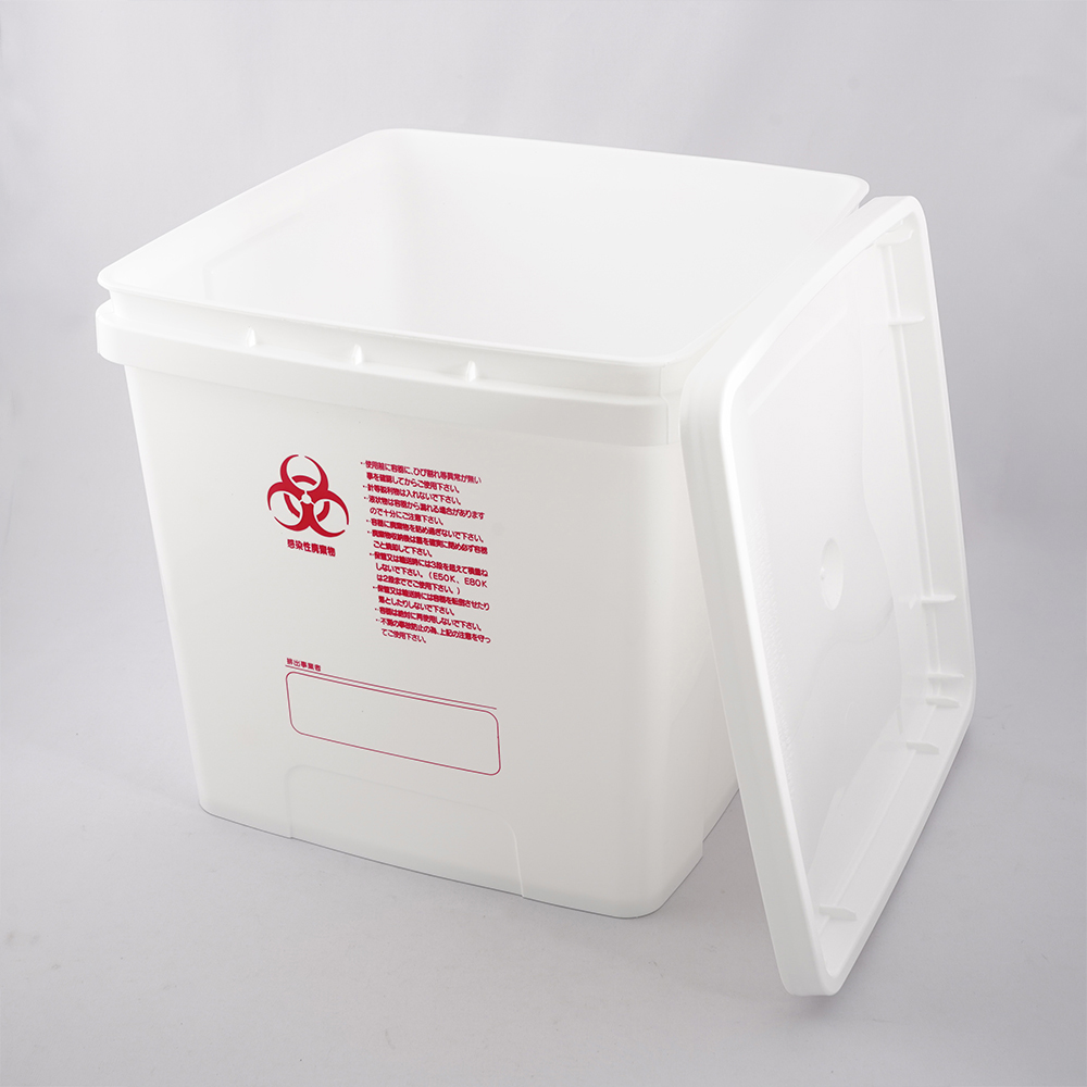 0-8053-01 医療廃棄物容器［リスペール］ 赤 20L BH-E20K 【AXEL