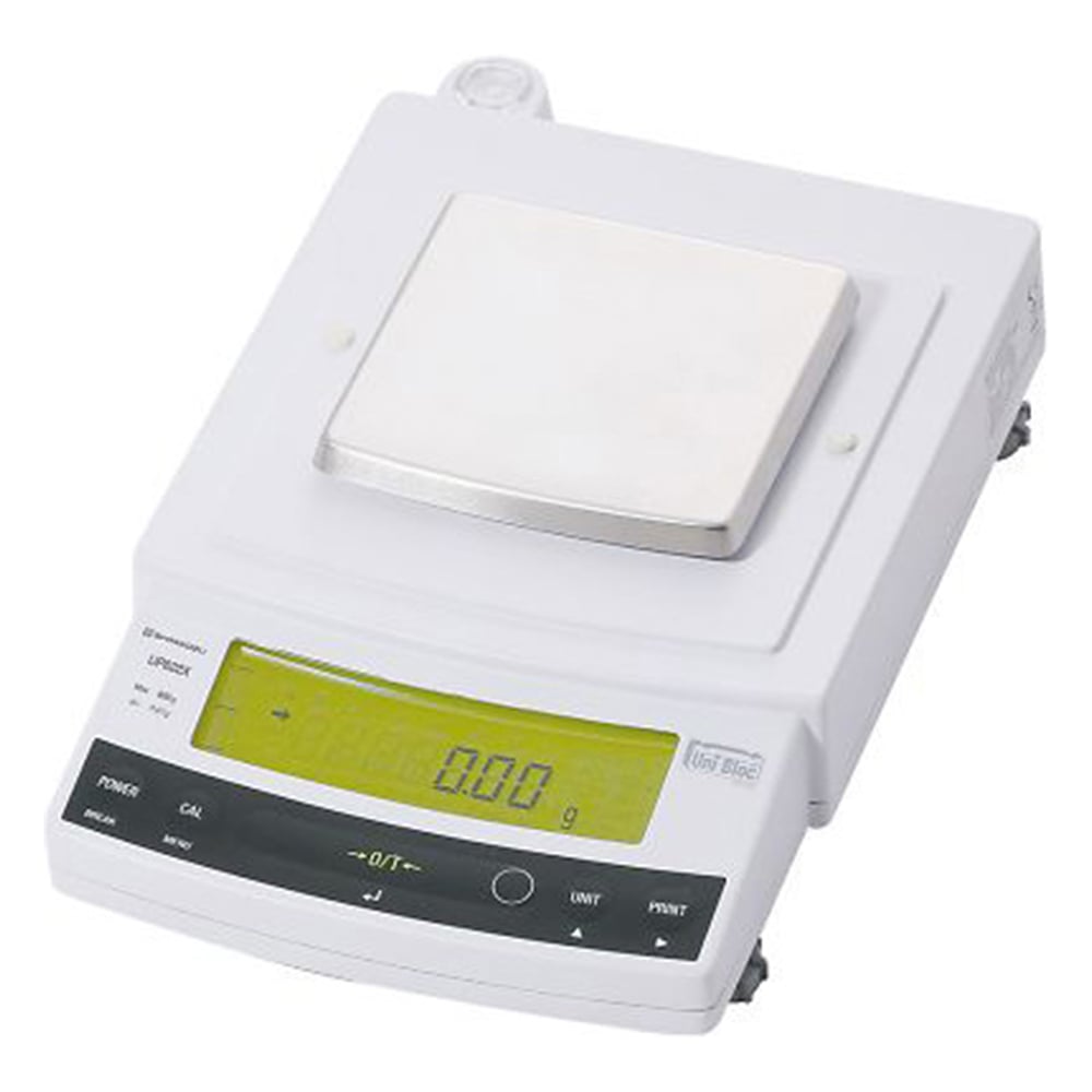 1-6735-17 上皿天びん UP-X・校正分銅内蔵タイプ 820g 最小表示：0.001