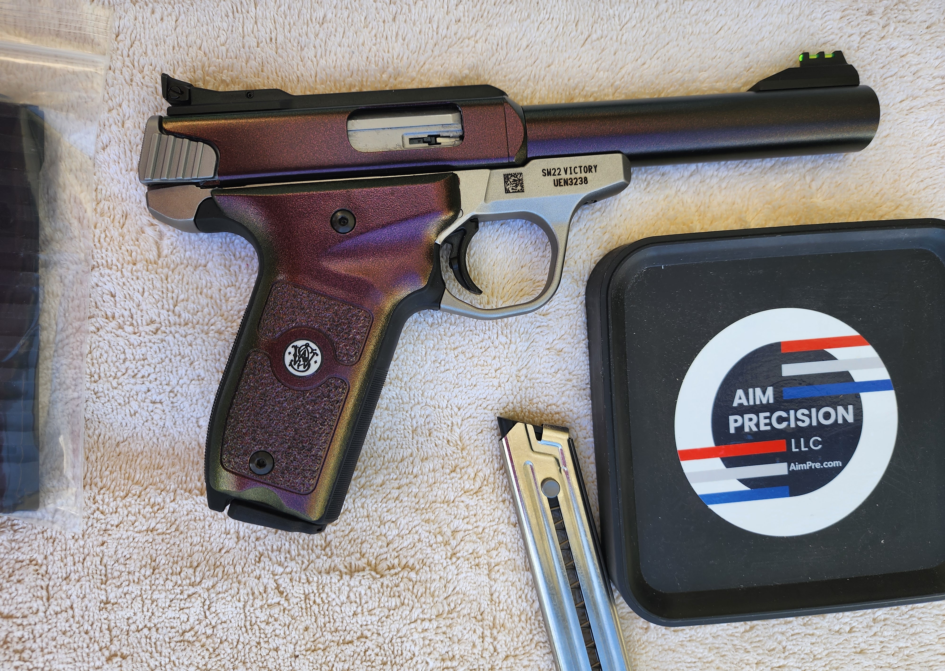 SMITH&WESSON SW22 VICTORY CUSTOM RAZORBACK CERAKOTE 5.5