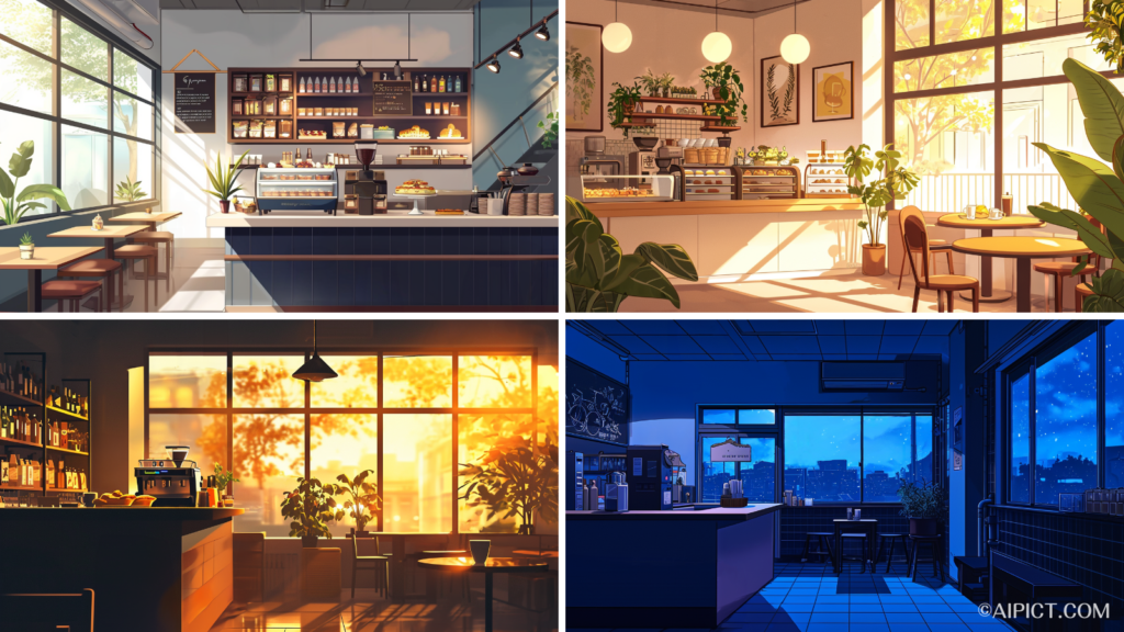 Background illustrations of a 