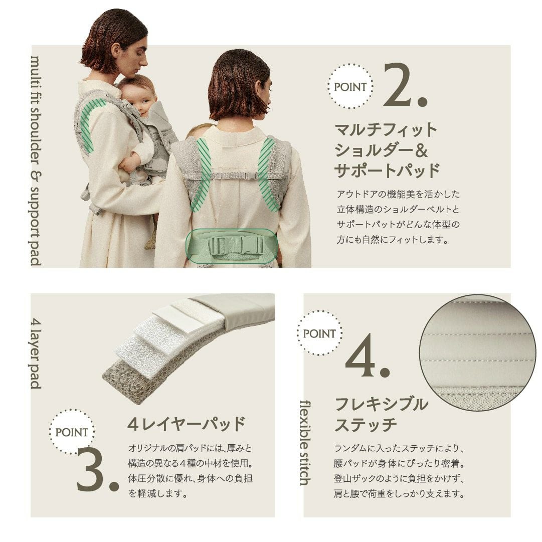 エアバギー ベビーキャリア コンフォ モデル | エアバギー公式