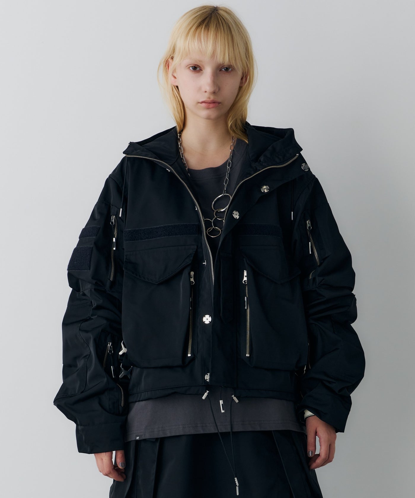 AIVER Atelier Made ソロテックスショートフライトブルゾン