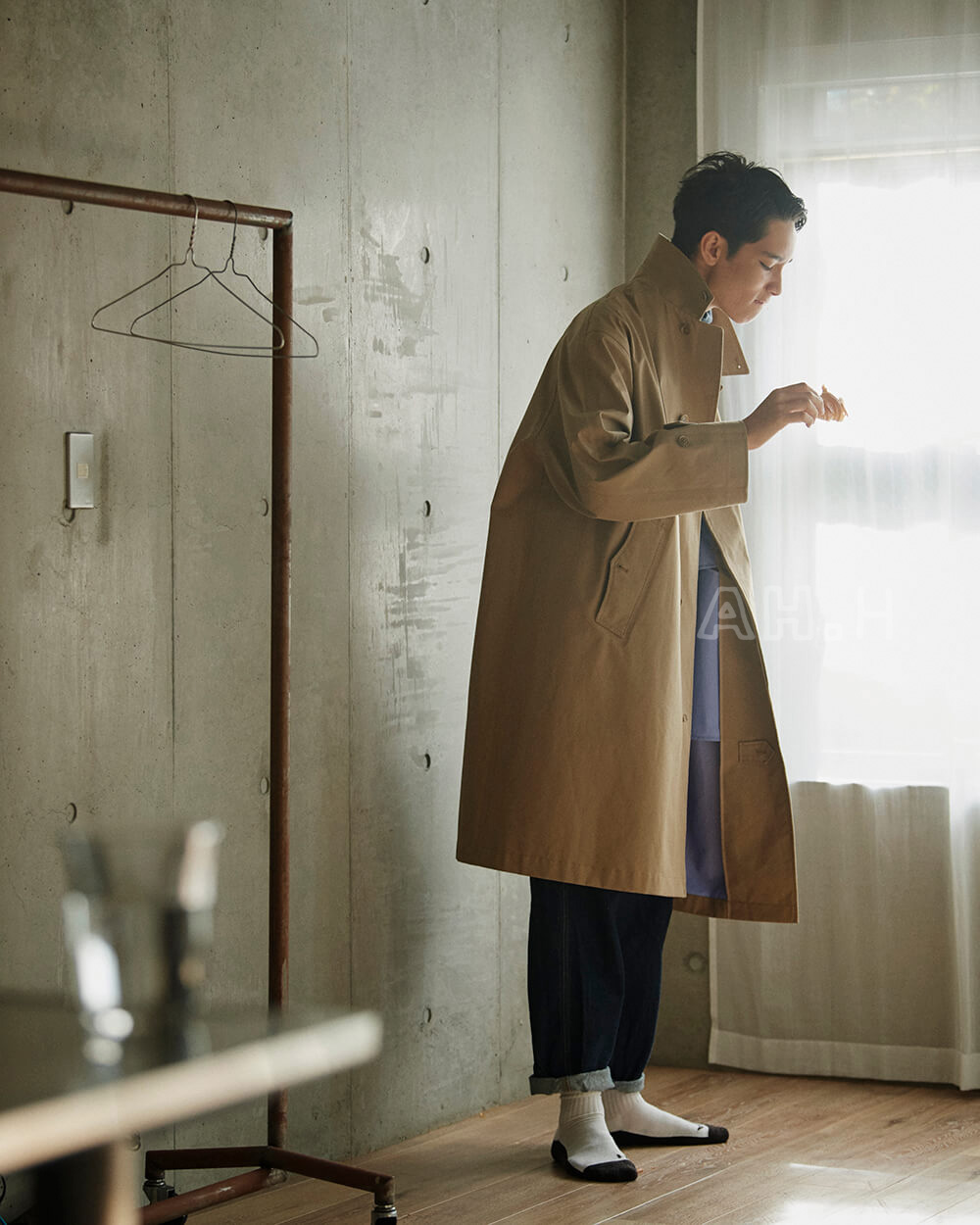 普通の服、普通のスタイル。 CASE 12 COAT, SWEATER, PANTS, SOCKS