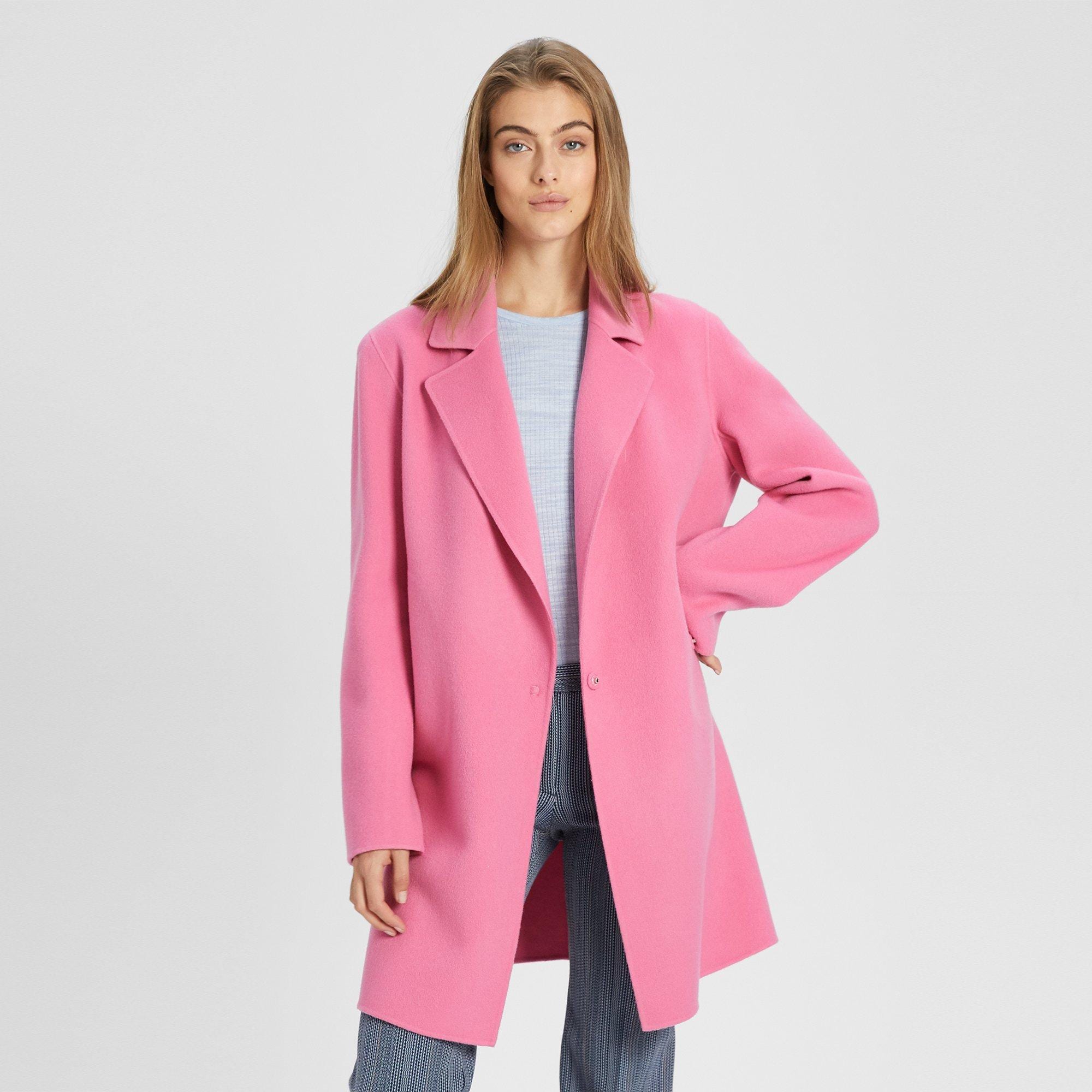 Theory Official Site | Double-Faced Wool-Cashmere Boy Coat