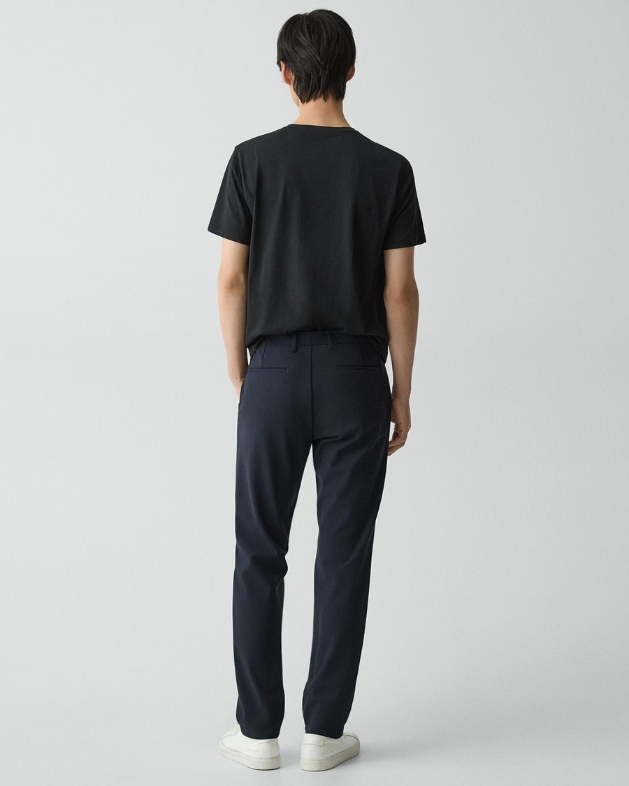 Zaine Pant in Precision Ponte in Baltic | Men's Slim Tailored Pant