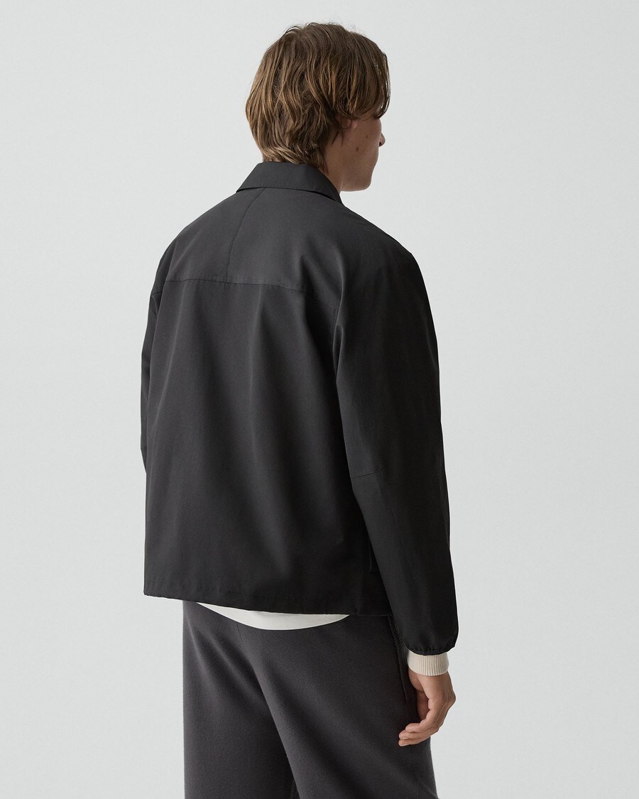 Theory Official Site | Zip Jacket in Organic Cotton-Blend