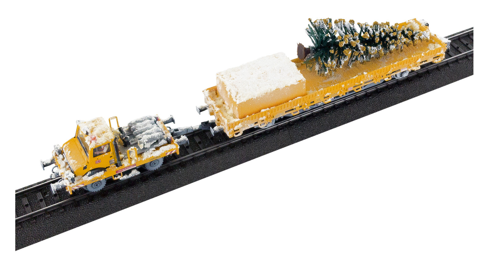 Marklin 39942 Two-Way Mercedes Unimog with a Christmas Tree – Ajckids