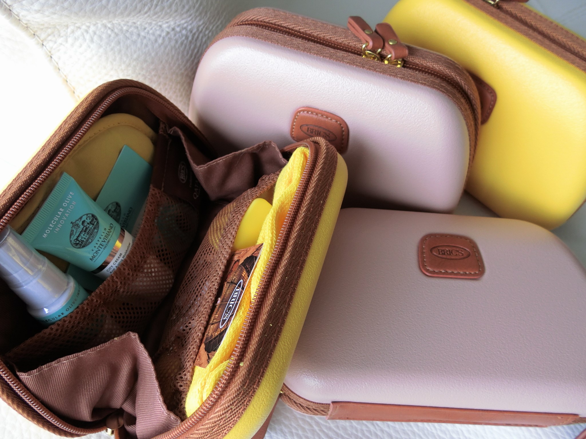 パステルカラーがキュート！カタール航空ビジネスクラスBRIC'Sの