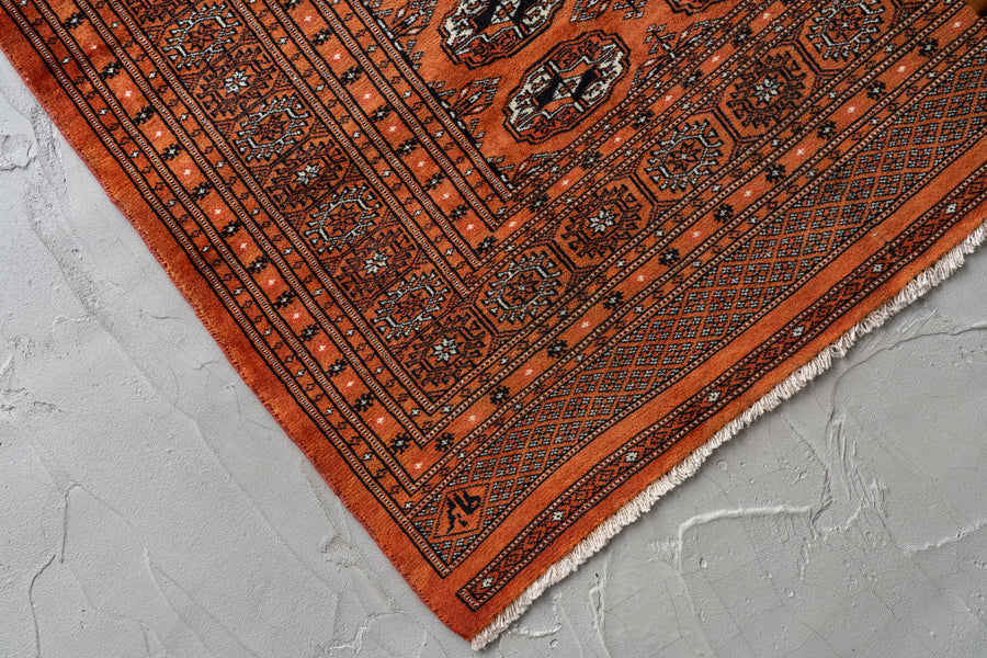 在庫整理／大幅値引】145×90パキスタン・ラホール産 ヴィンテージラグ