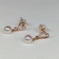 あこや真珠4.5ミリ18金ピンクゴールドピアス | 商品紹介 | 三重県伊勢