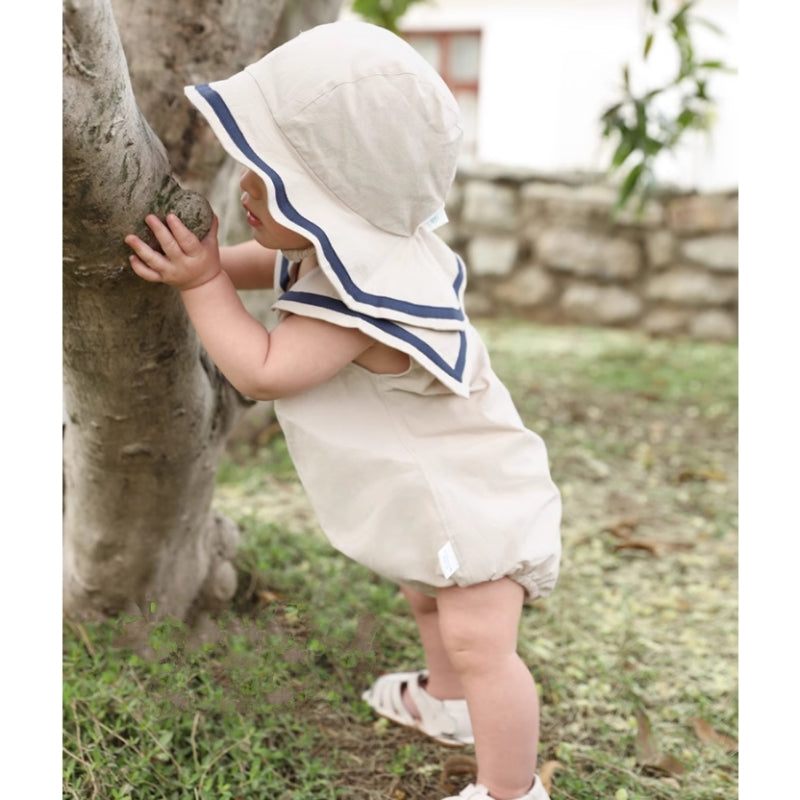 セーラースリーブレスロンパース 60㎝～90㎝｜ベビーのロンパース