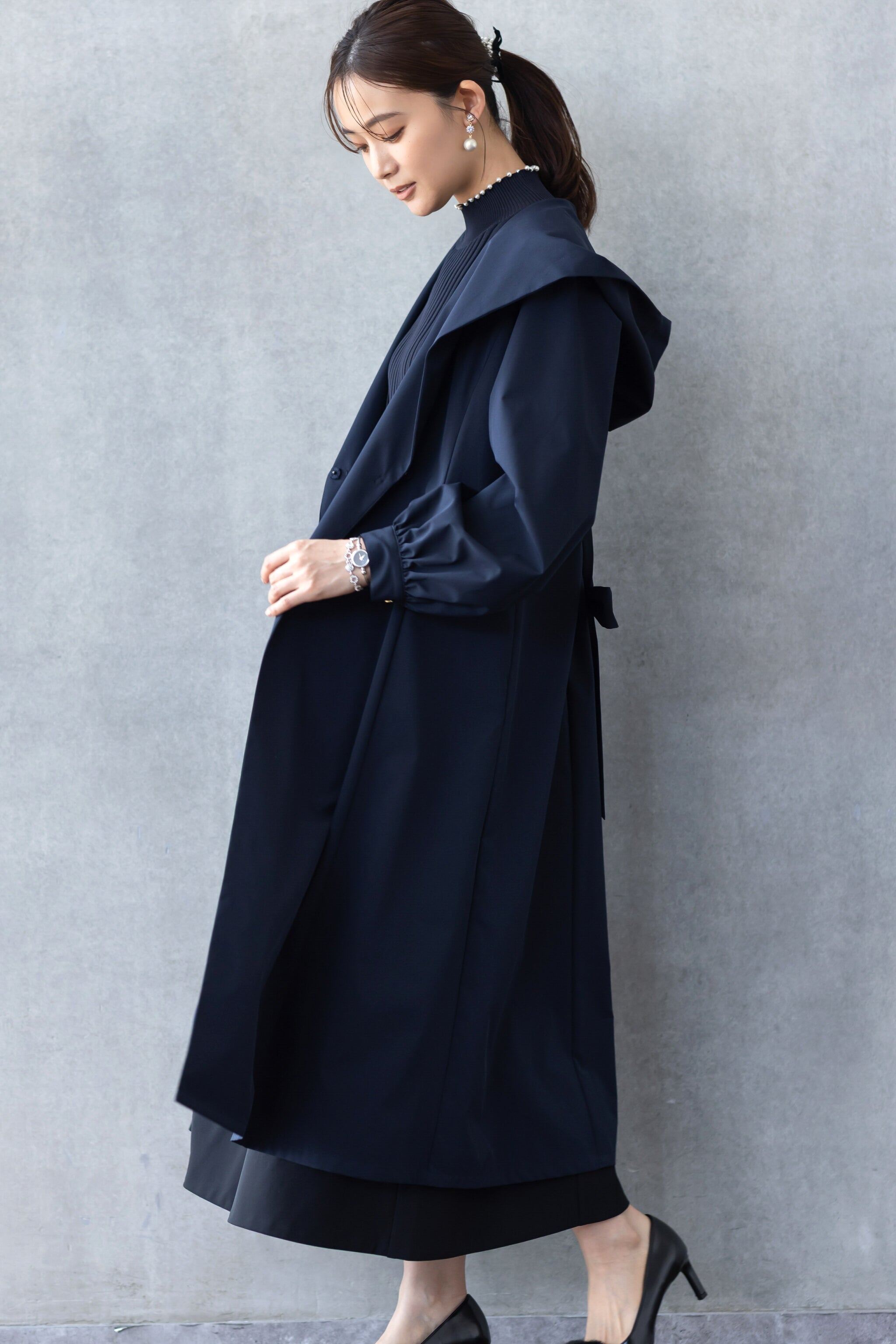 雨でもハレの日ドレスガウンコート（Nina） – Ame no chi Hare