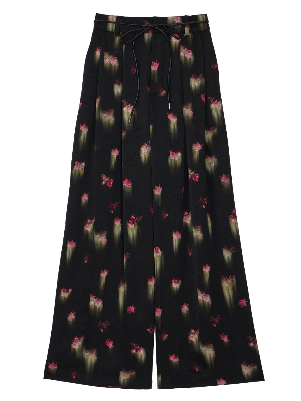 CLARA SATIN TUCK PANTS