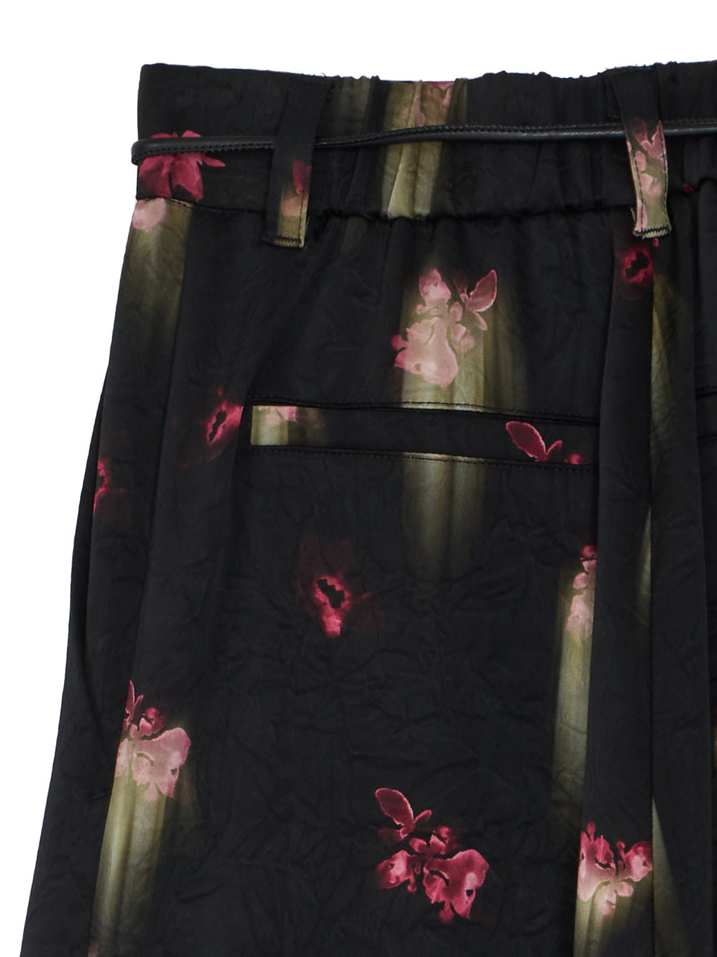 CLARA SATIN TUCK PANTS