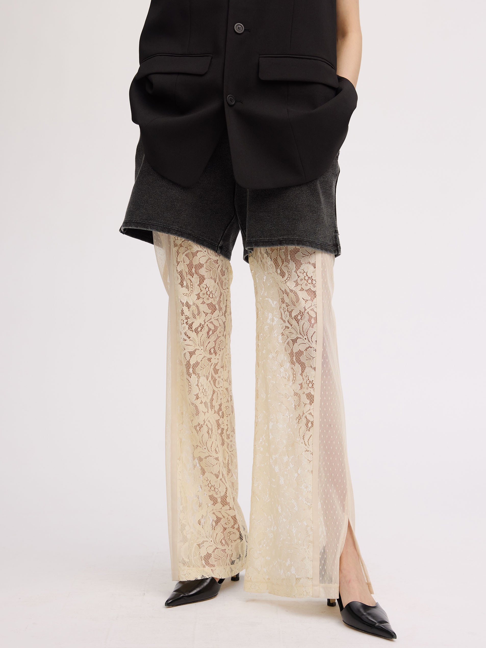 MEDI LINGERIE LIKE LACE PANTS