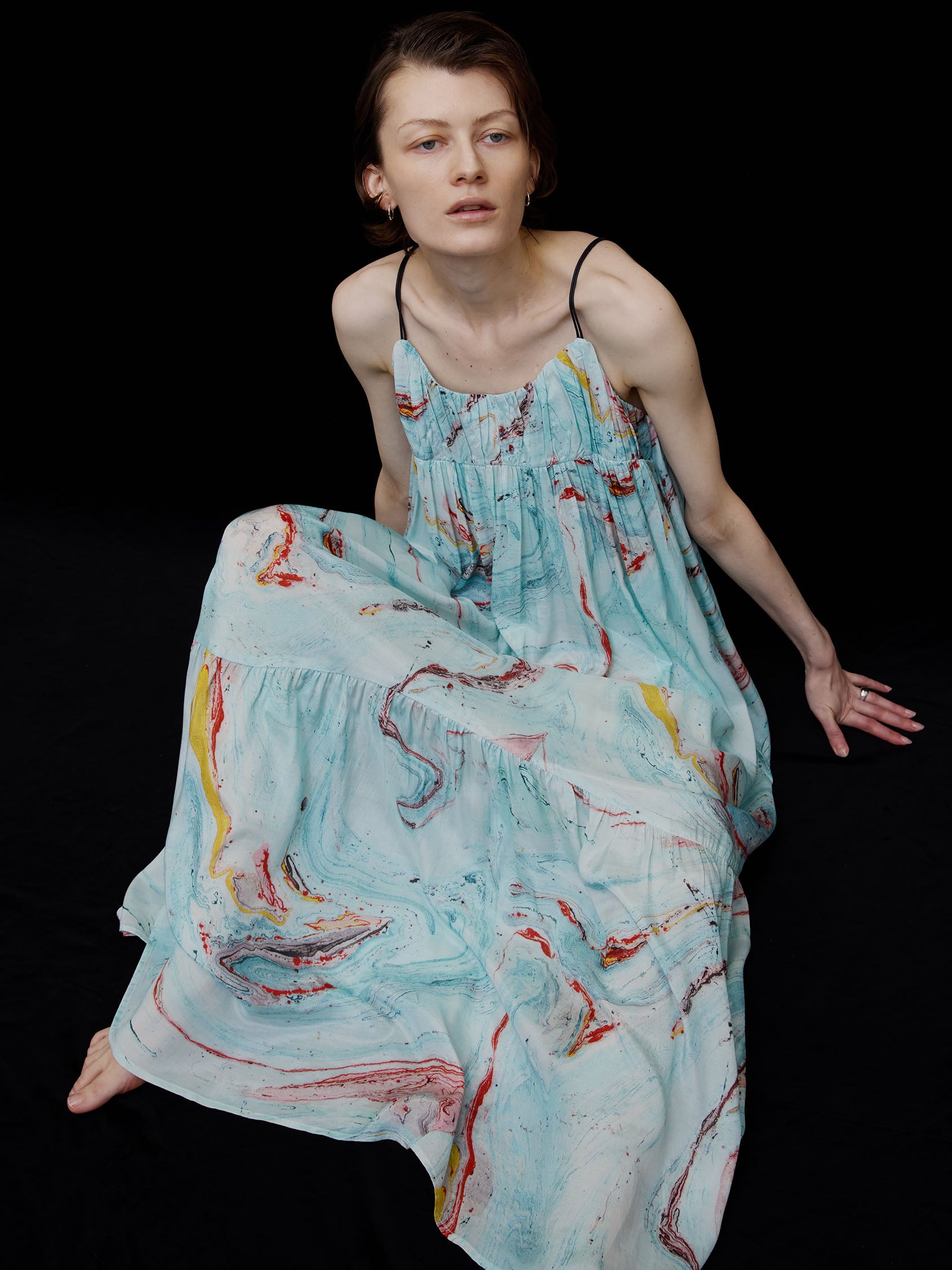 MEDI INDIAN POOL MARBLE DRESS