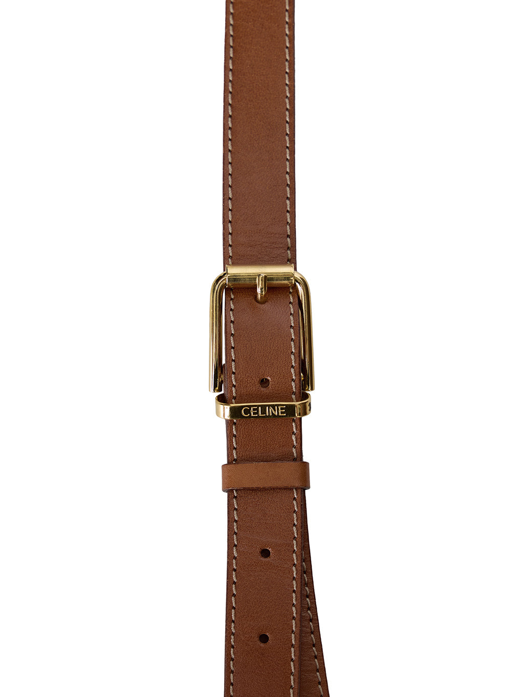 CELINEマカダム柄ベルトショルダーバッグ