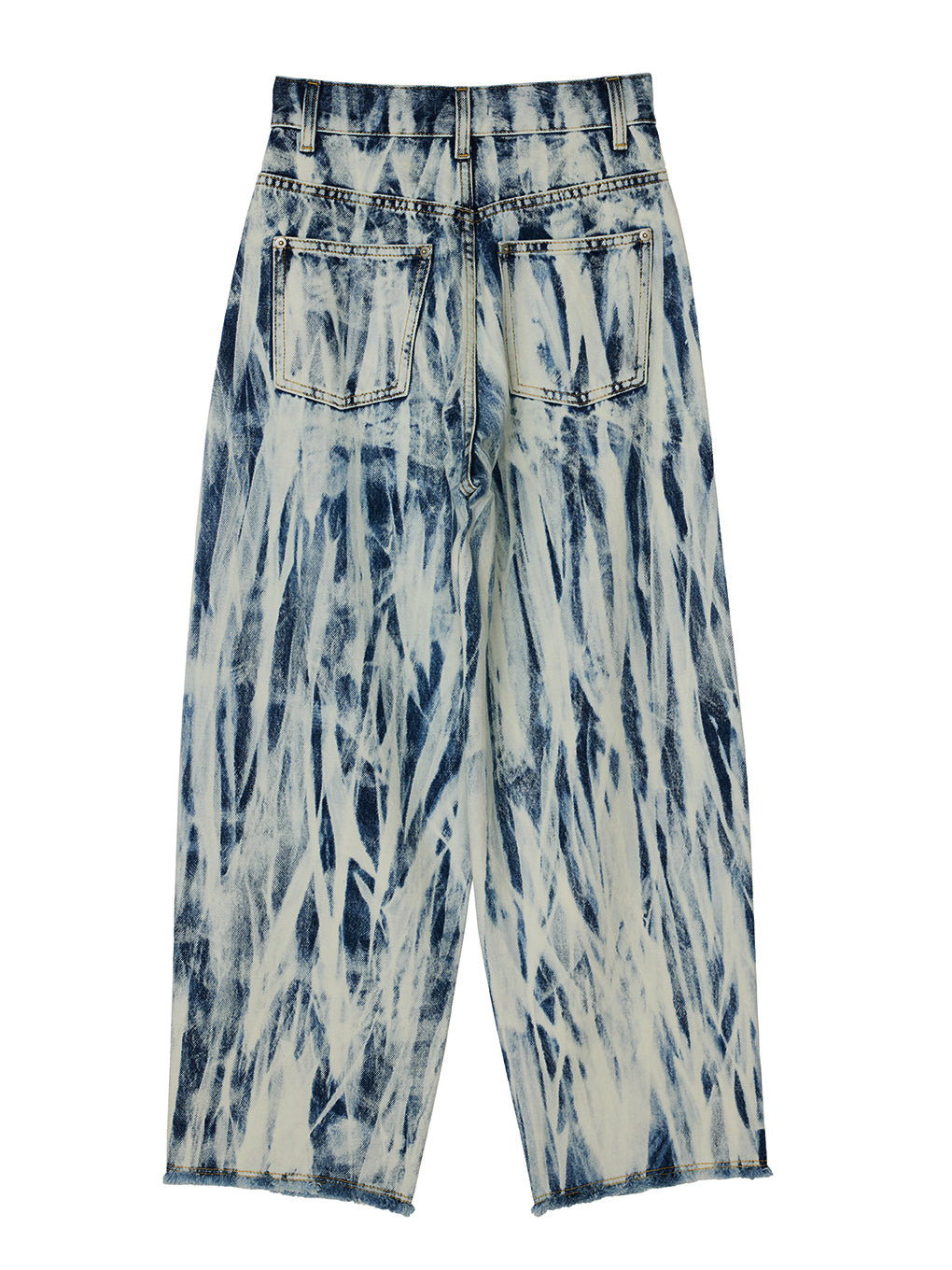 HAND BLEACH LOOSE DENIM
