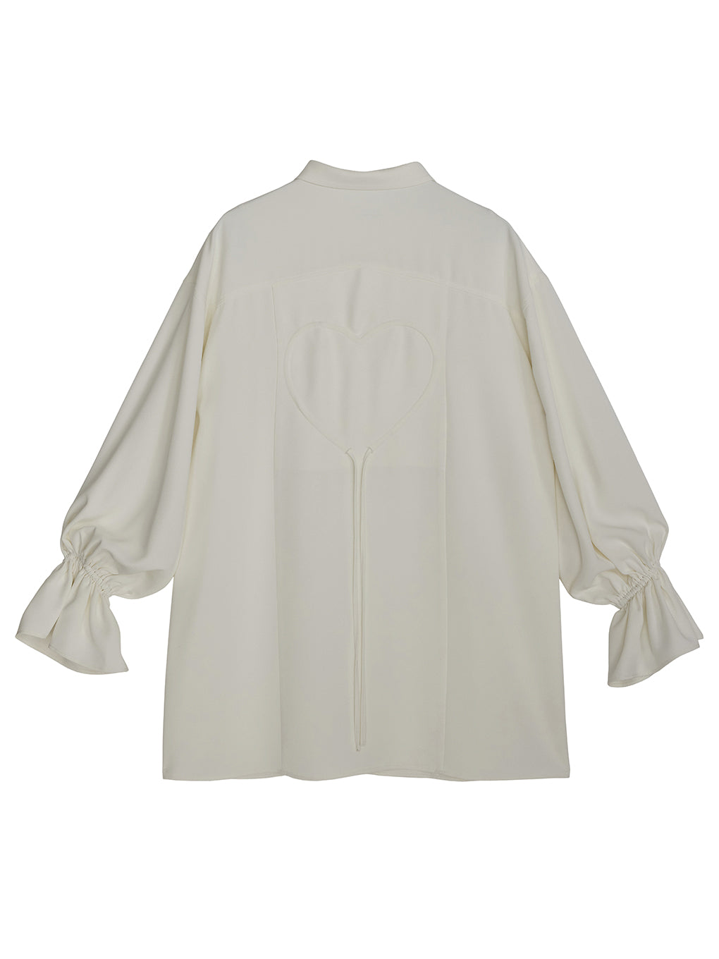 BACK HEART DESIGN OVER BLOUSE