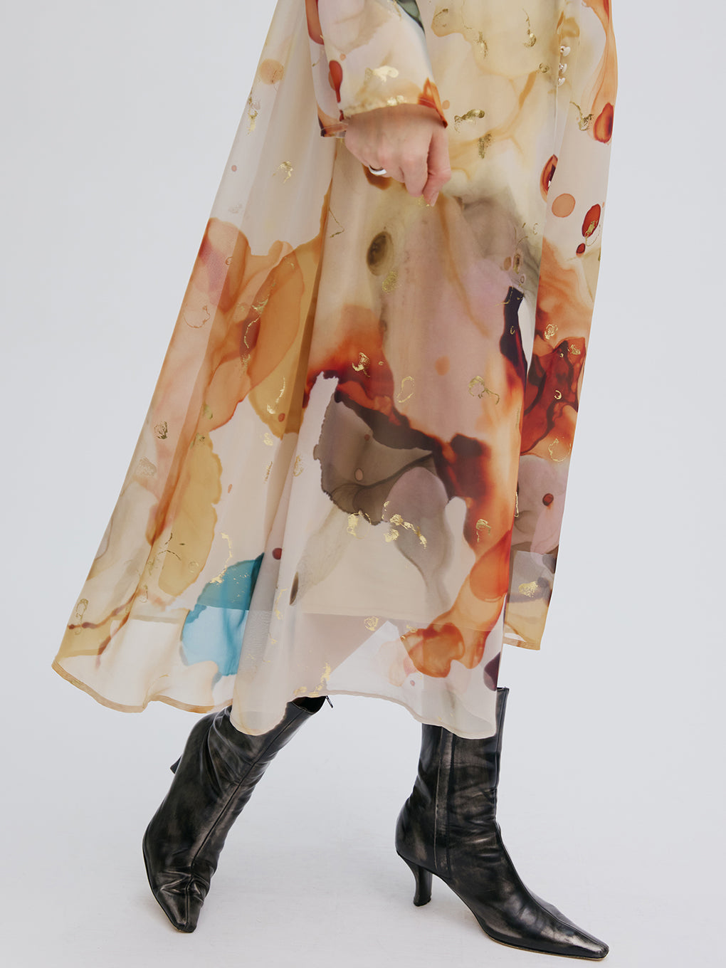 UNDRESSED AMELIA INK ART DRESS