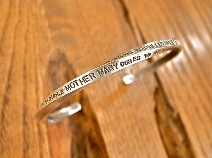 LET IT BE Stamped & Twisted Bangle -Thick- / 13AJ-382 – amp japan