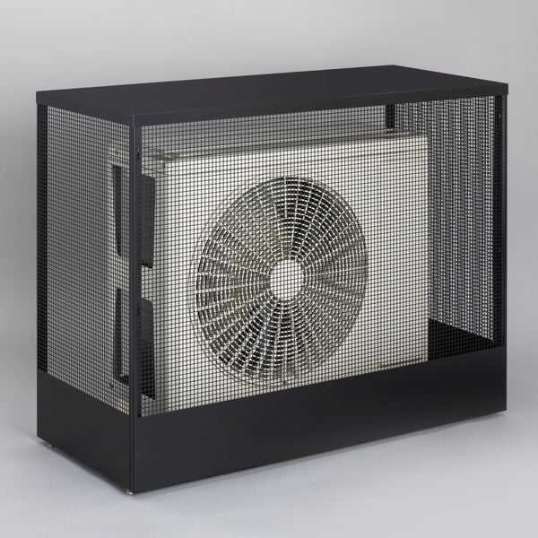 DA コーナーカバーつや消し黒 150x200x480 吸盤6個 DA コーナーカバー