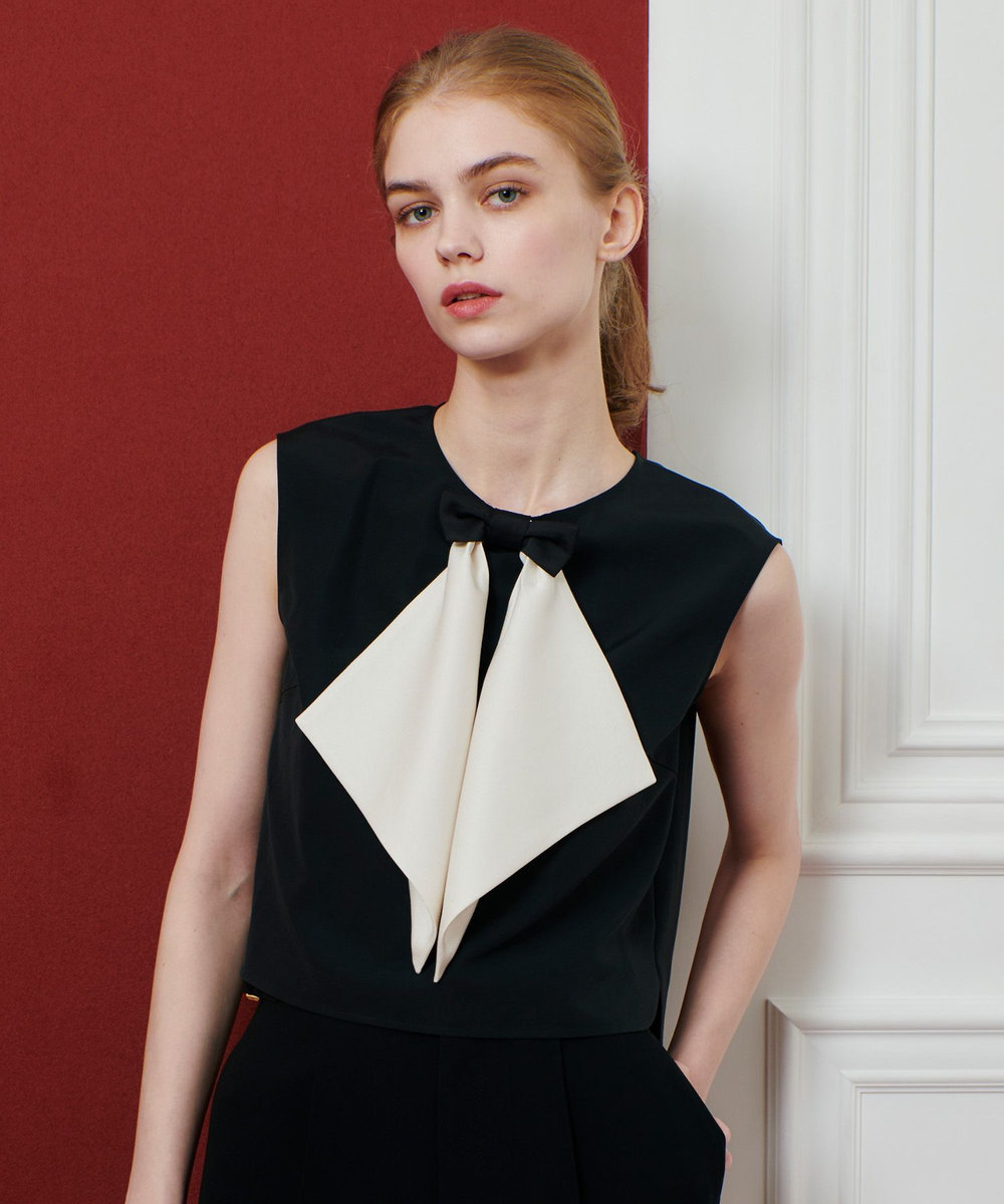 LOULOU WILLOUGHBY】サテンリボンブラウス|allureville OFFICIAL SITE