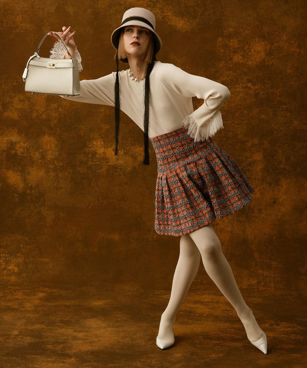 LOULOU WILLOUGHBY】BUCOLタックミニスカート|allureville OFFICIAL