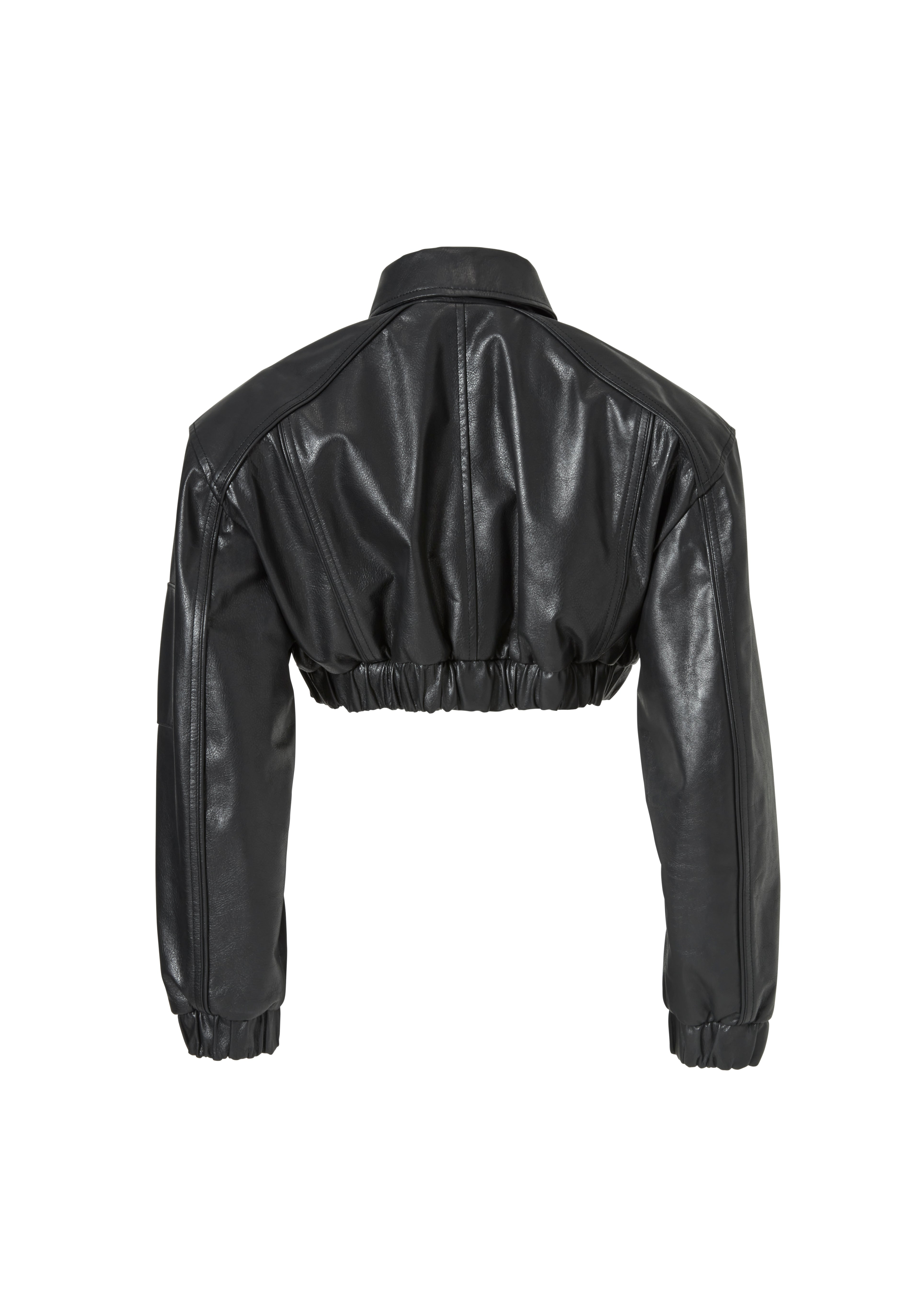 Crop Leather Jacket – ALBINA DYLA