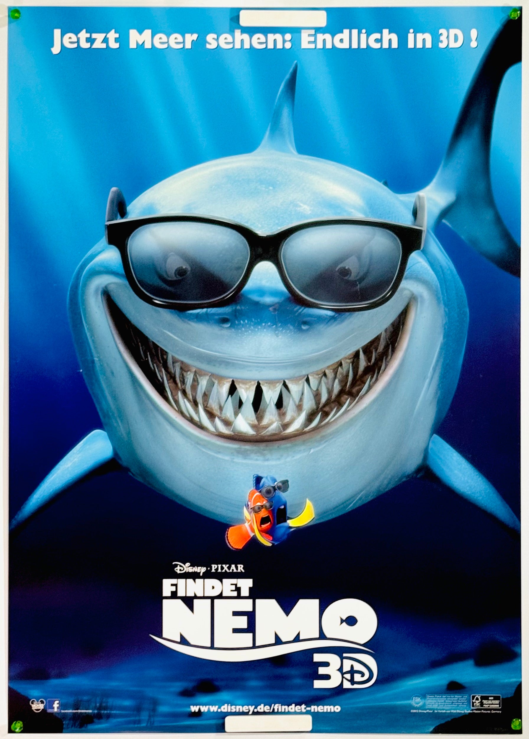 ファインディング・ニモ 3D』 海外アニメ ドイツ - 海外版映画ポスター