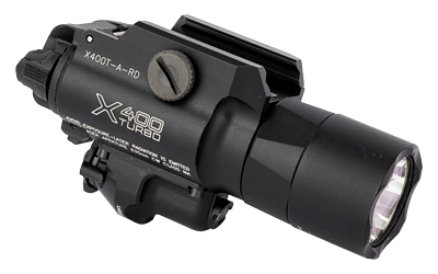 SureFire X400T-A WeaponLight, 66,000 Candela, Red Laser - Alexander's
