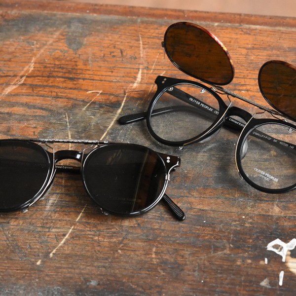 オリバーピープルズ(OLIVER PEOPLES)のクリップオンサングラス入荷し