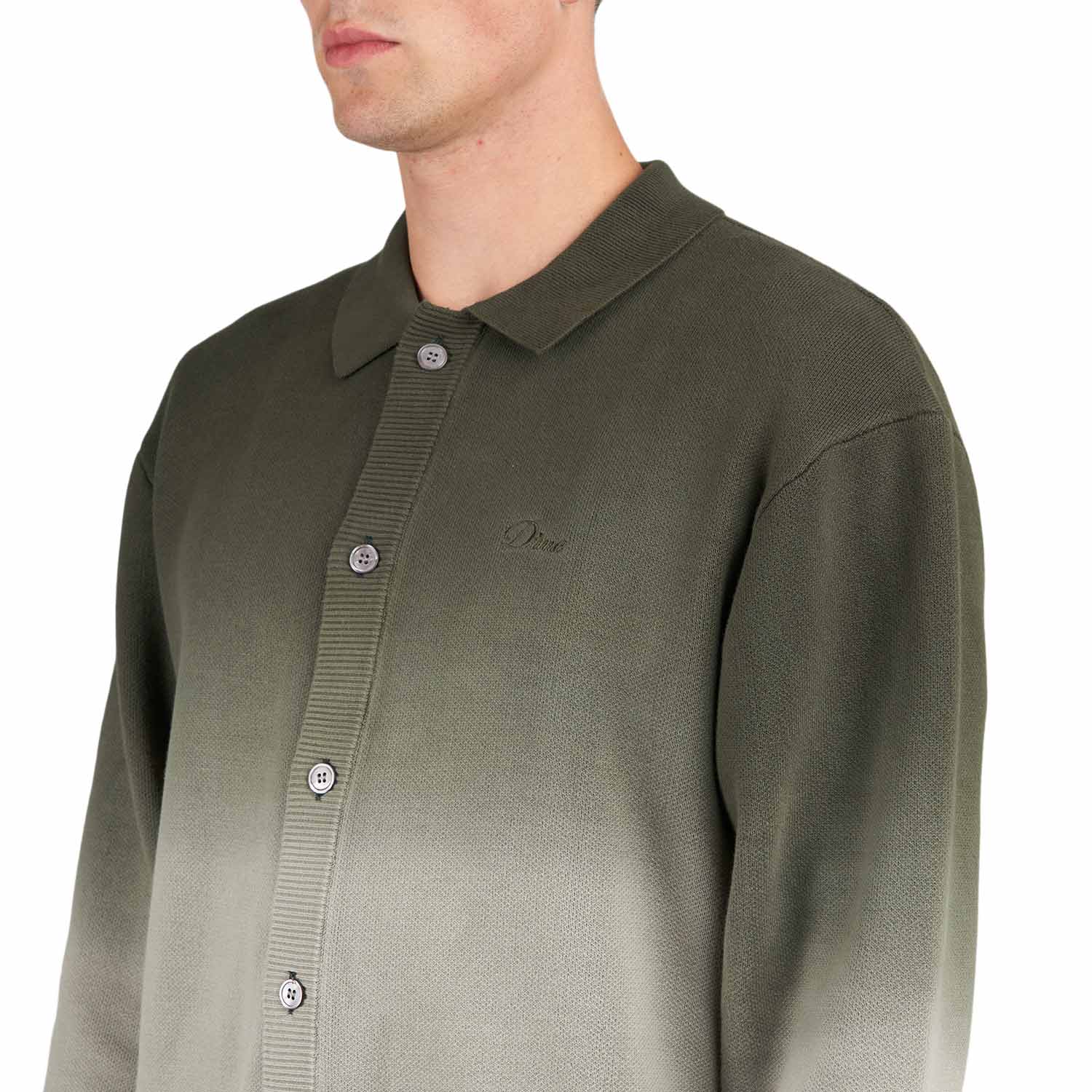 Dime Dipped Cardigan (Green) DIMEFA247SAG - Allike Store