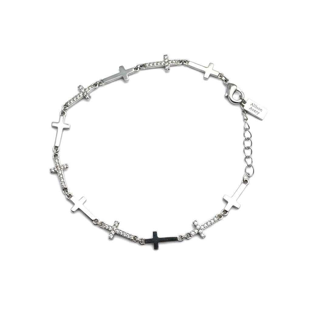 Cross Link Bracelet – Allison Avery