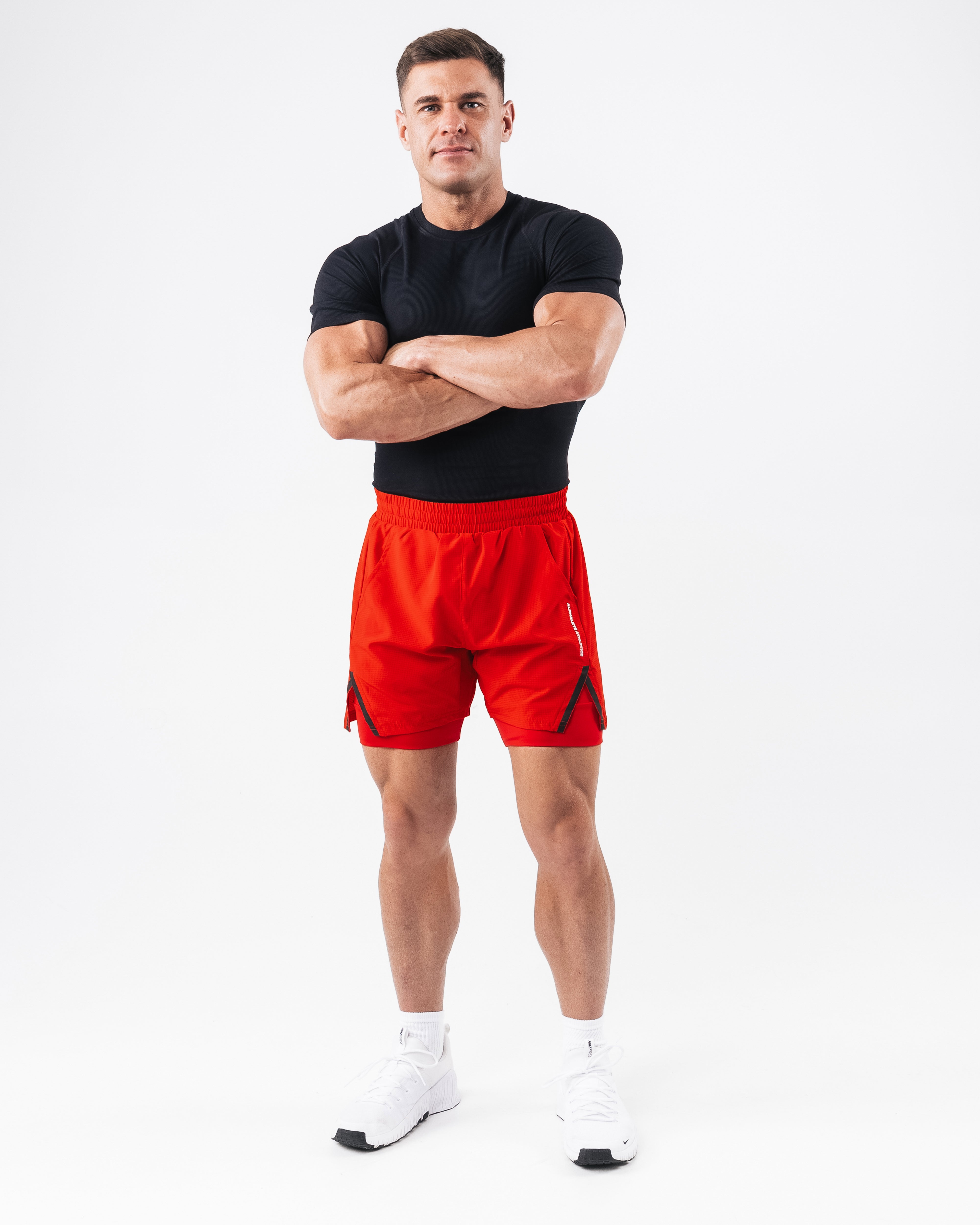 Infinity Short - Formula Red – Alphalete Athletics