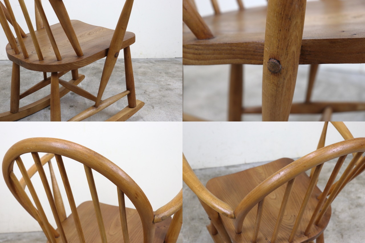 イギリス アーコール社 ercol フープバックロッキングチェア す88-1