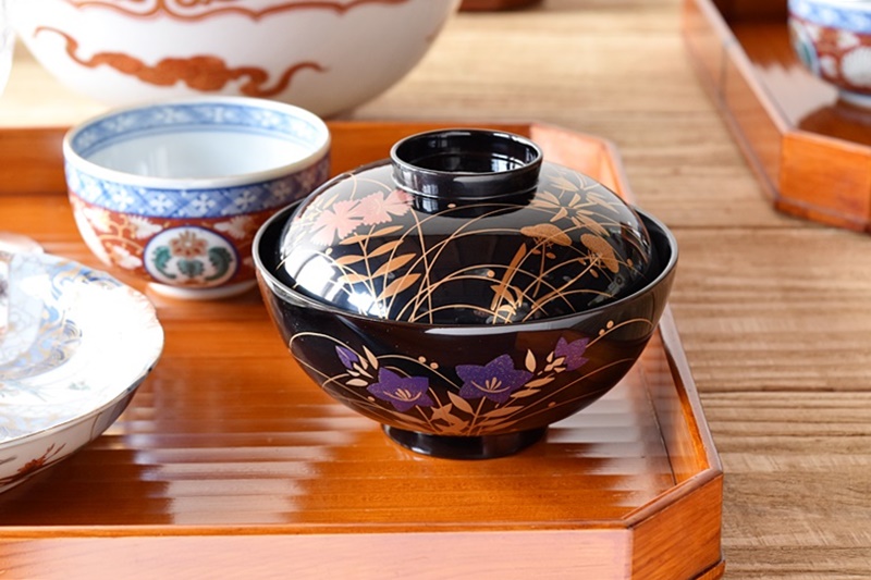 最終値下げ時代物 輪島塗 吸物椀10客 共箱 最終値下げ時代物 輪島塗