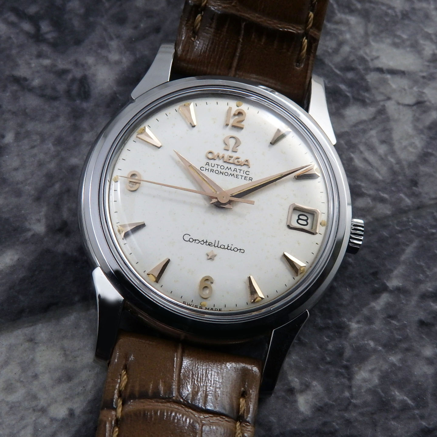 オメガ ヴィンテージ コンステレーション デイト 14393 希少 6-9-12