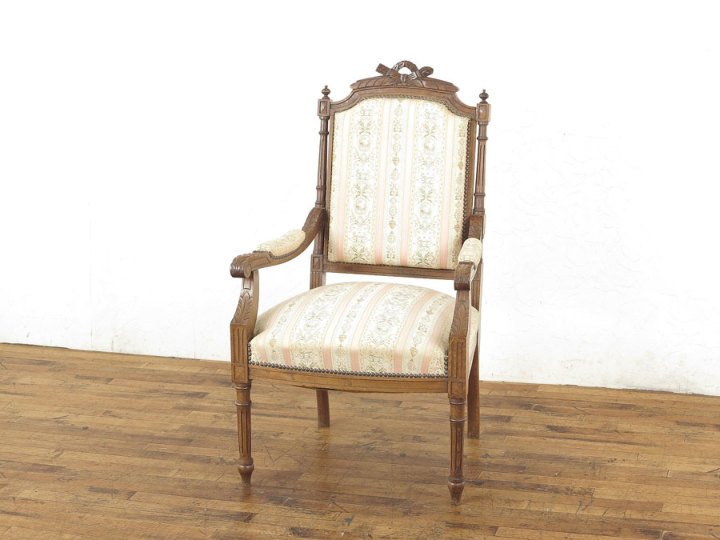ルイ16世様式アームチェア 62815b アンティーク家具 ウェブサイト商品